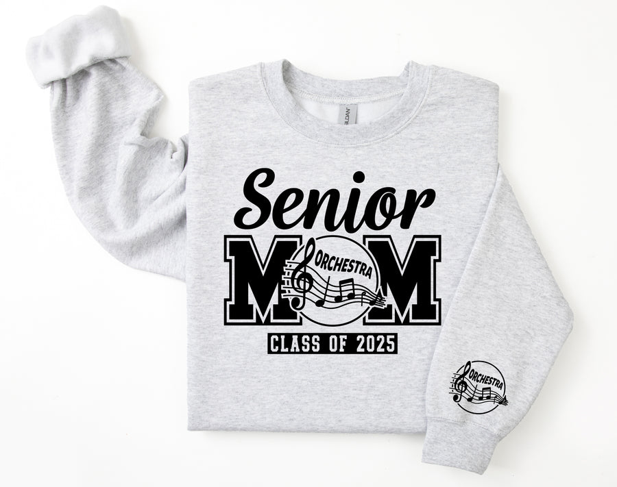 Senior Mom Personalized Orchestra Sweatshirt