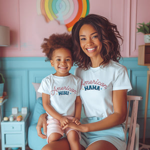 American Mama, American Mini, Mommy and Me Matching T-shirts