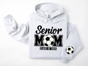 Senior Mom Personalized Soccer Hoodie Sweatshirt