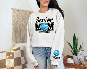 Senior Mom Personalized Swim Sweatshirt