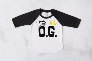 The OG Hip Hop Theme Sibling of the Notorious One Birthday Raglan