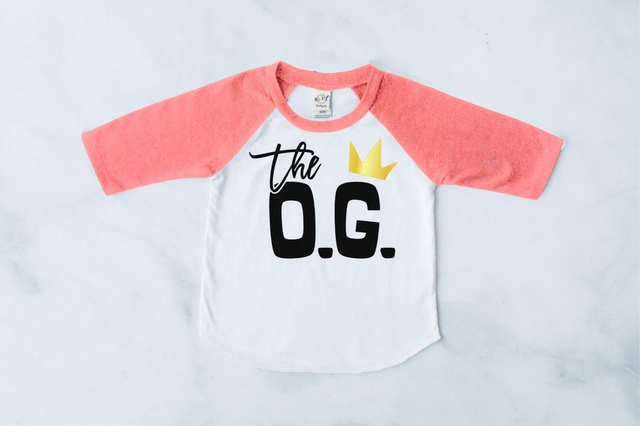 The OG Hip Hop Theme Sibling of the Notorious One Birthday Raglan