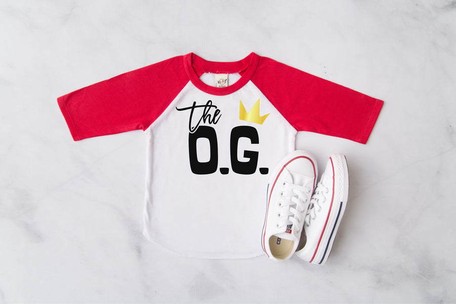 The OG Hip Hop Theme Sibling of the Notorious One Birthday Raglan