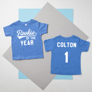 Rookie of the Year Personalized 1st Birthday Outfit