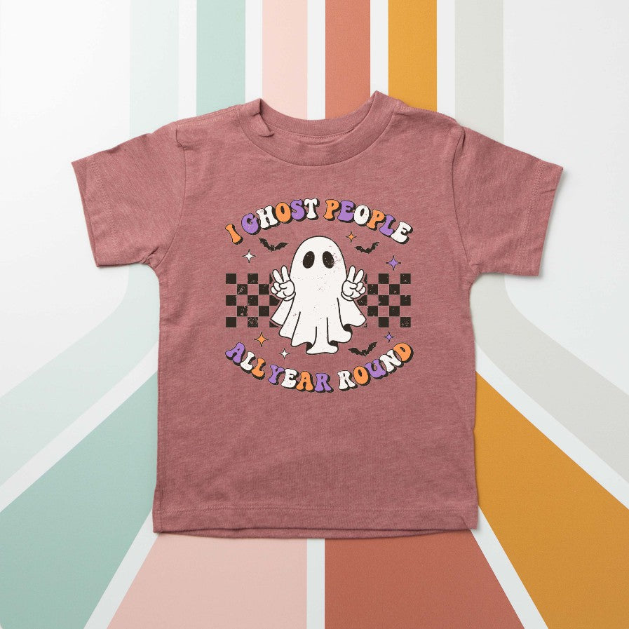 I Ghost People All Year Round Halloween T-shirt or Bodysuit