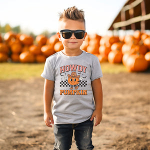 Howdy Pumpkin Halloween T-shirt or Bodysuit