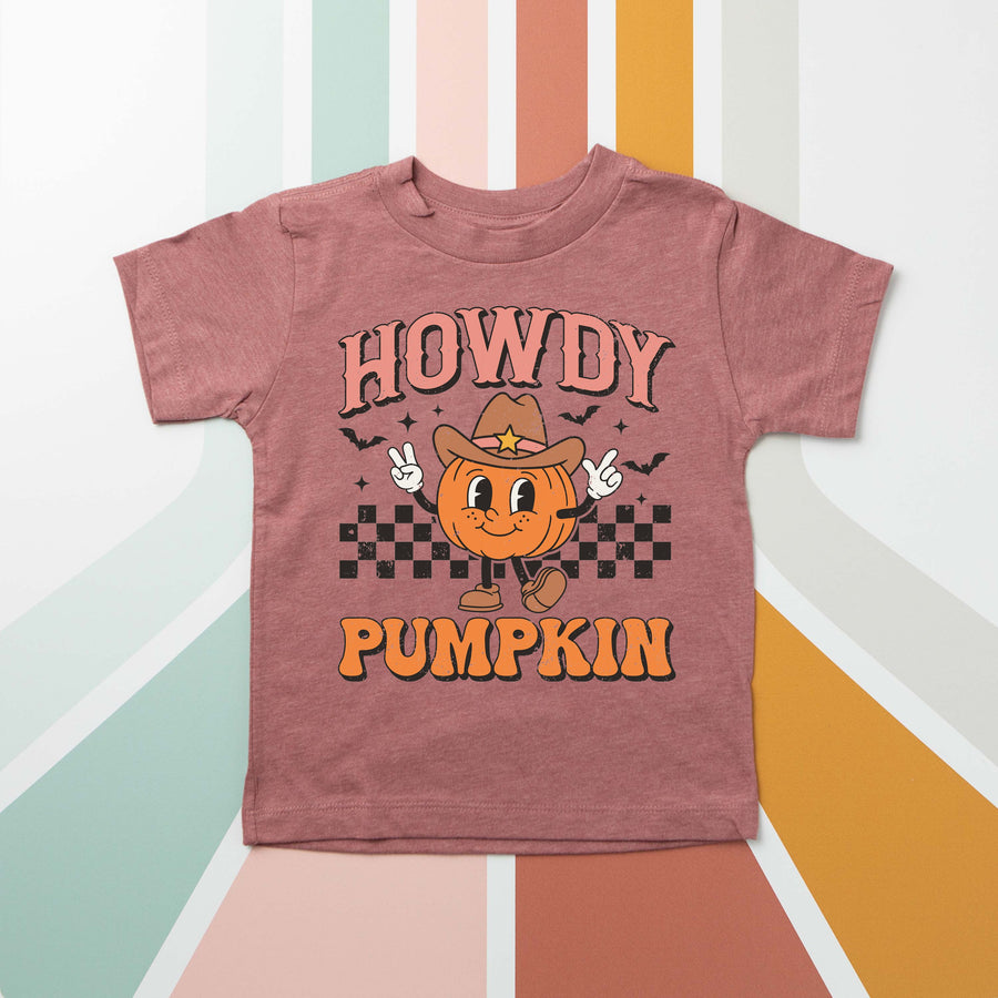 Howdy Pumpkin Halloween T-shirt or Bodysuit