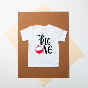 "The Big One" Bobber First Birthday T-shirt or Bodysuit