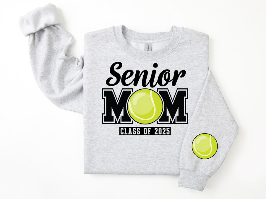 Senior Mom Personalized Tennis Sweatshirt