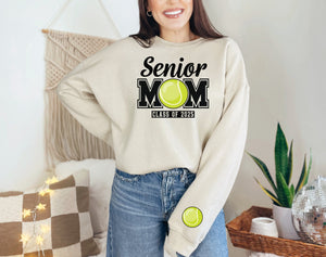 Senior Mom Personalized Tennis Sweatshirt