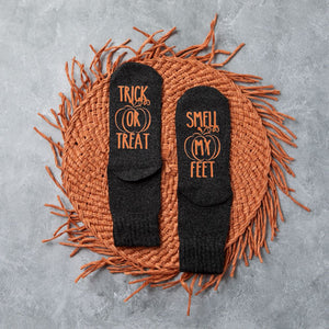 "Trick Or Treat, Smell My Feet" Women's Halloween Socks