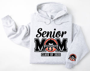 Senior Mom Personalized Wrestling Hoodie Sweatshirt