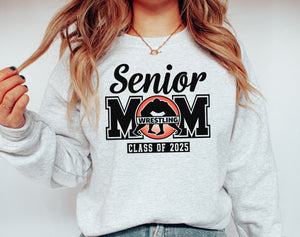 Senior Mom Personalized Wrestling Sweatshirt