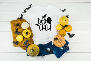 "Boo Crew" Matching Adult T-shirts For Halloween