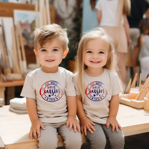 Red White and Blue Cousin's Crew 4th of July Matching T-Shirts