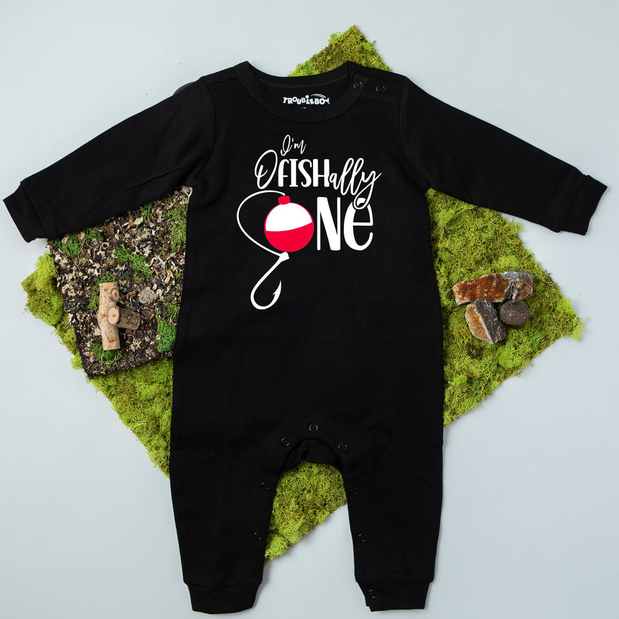 Ofishally One Long Sleeved Personalized Romper