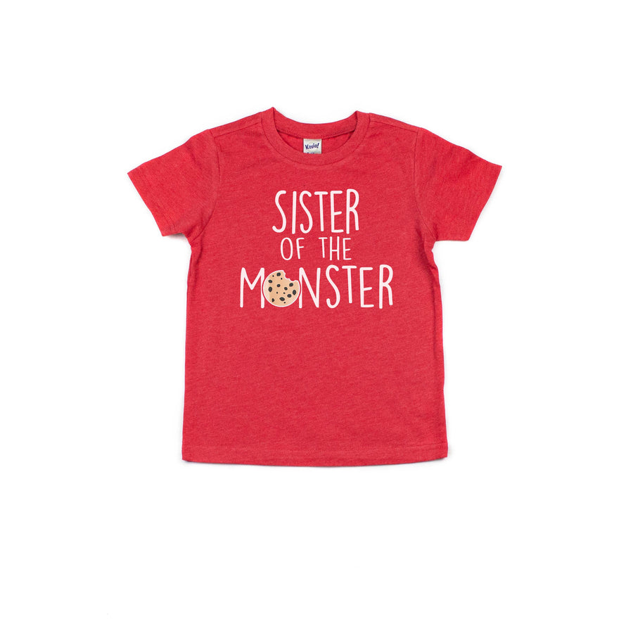 "Sibling of the Monster" Cookie Brother Sister Family T-Shirt